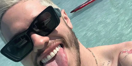 Prada PR 08YS 1AB5S0 Symbole Sunglasses - As Seen On Pete Davidson & Eiza Gonzalez - Image 4