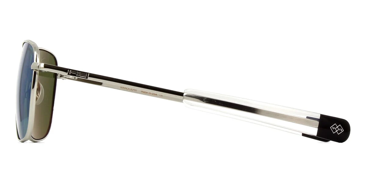 Randolph Aviator 23K White Gold AF265 Polarised - As Seen On Tim Daly - Image 3