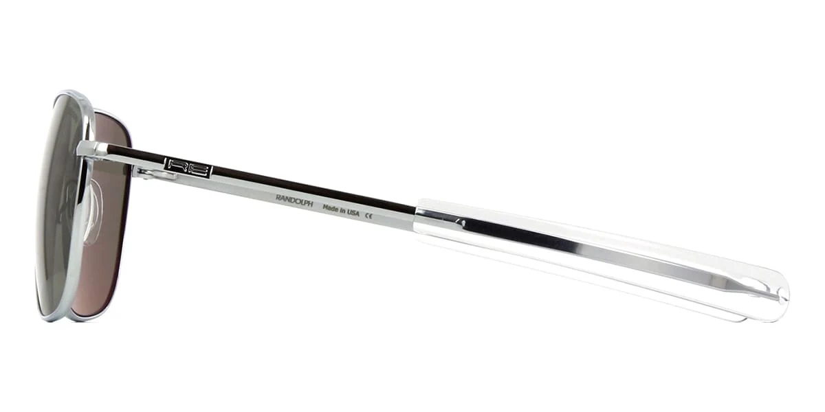 Randolph Aviator Bright Chrome AF075 - As Seen On Bob Dylan & Marc Anthony - Image 3