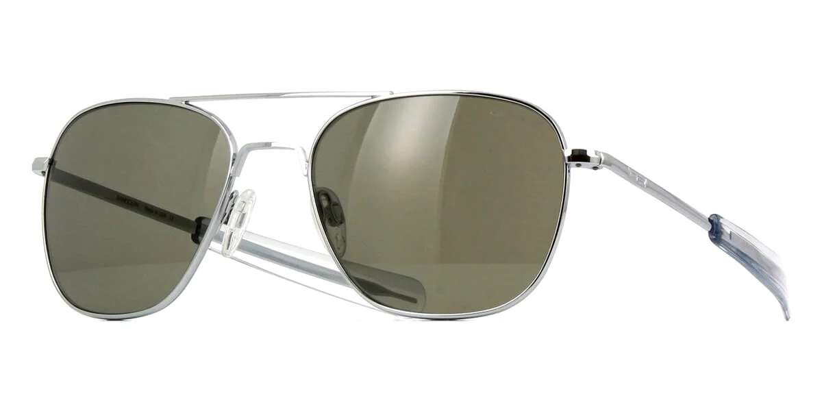 Randolph Aviator Bright Chrome AF125 - As Seen On Tom Cruise