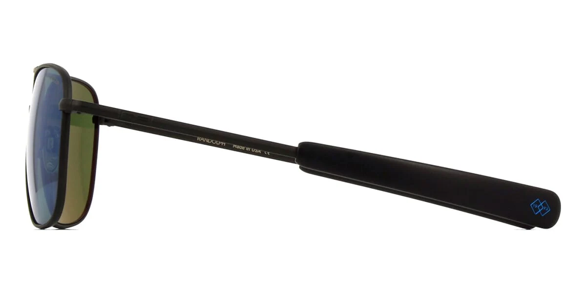 Randolph Aviator Matte Black AF245 Polarised - Image 3