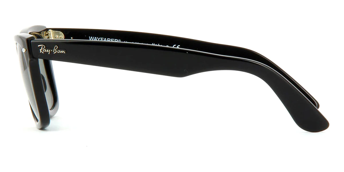 Ray-Ban Wayfarer 2140 901 Black - As Seen On Leonardo DiCaprio & Hailey Bieber - Image 3