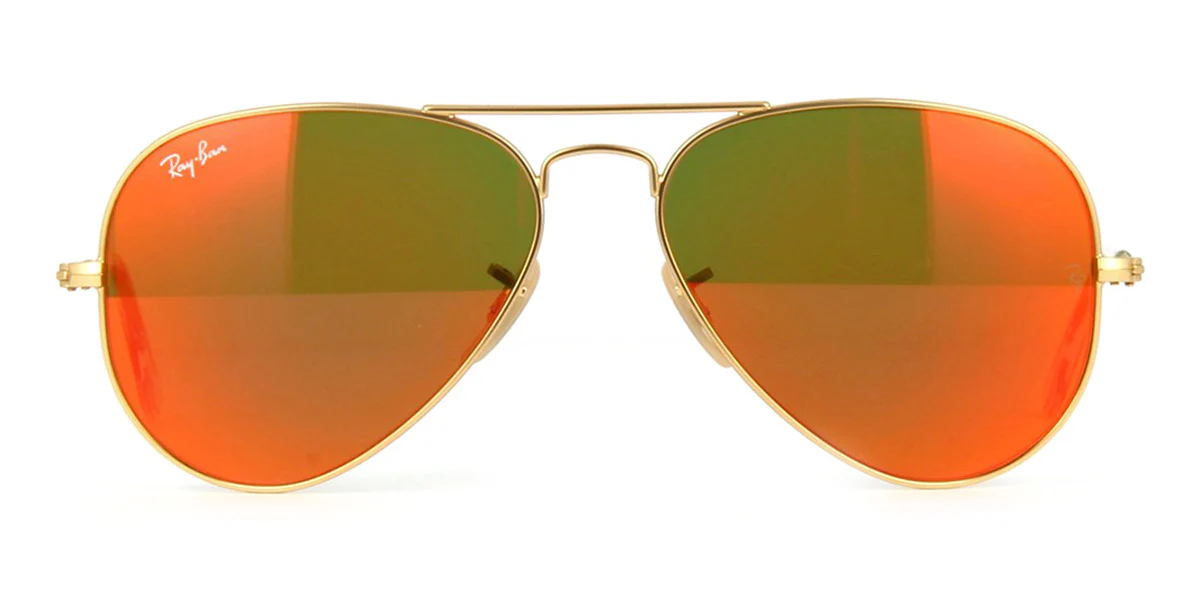 Ray-Ban Aviator 3025 112/69 Orange Flash Mirror - As Seen On Charli D'Amelio & Pedro Martinez - Image 2