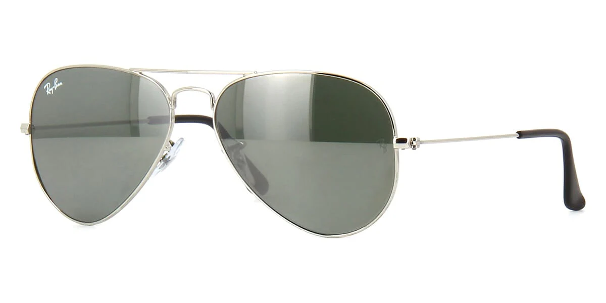 Ray-Ban Aviator Silver Mirror RB 3025 W3275 - As Seen On Tayme Thapthimthong & Dina Hayek