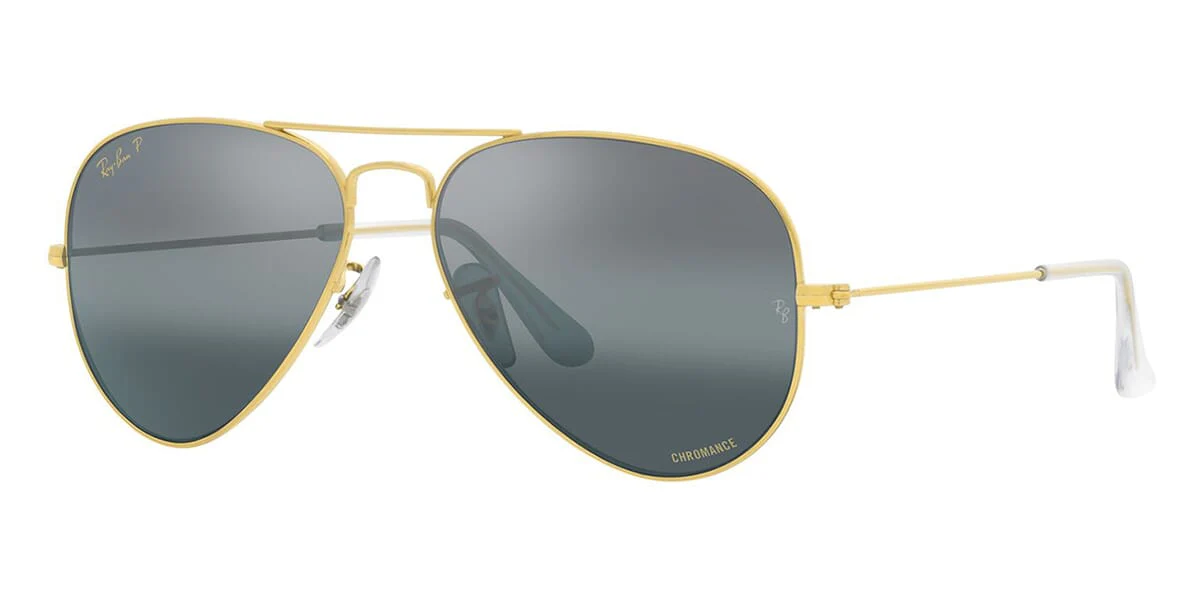 Ray-Ban Aviator Large Metal RB 3025 9196/G6 Chromance Polarised - As Seen On B.J. Novak