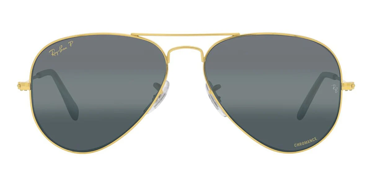 Ray-Ban Aviator Large Metal RB 3025 9196/G6 Chromance Polarised - As Seen On B.J. Novak - Image 2