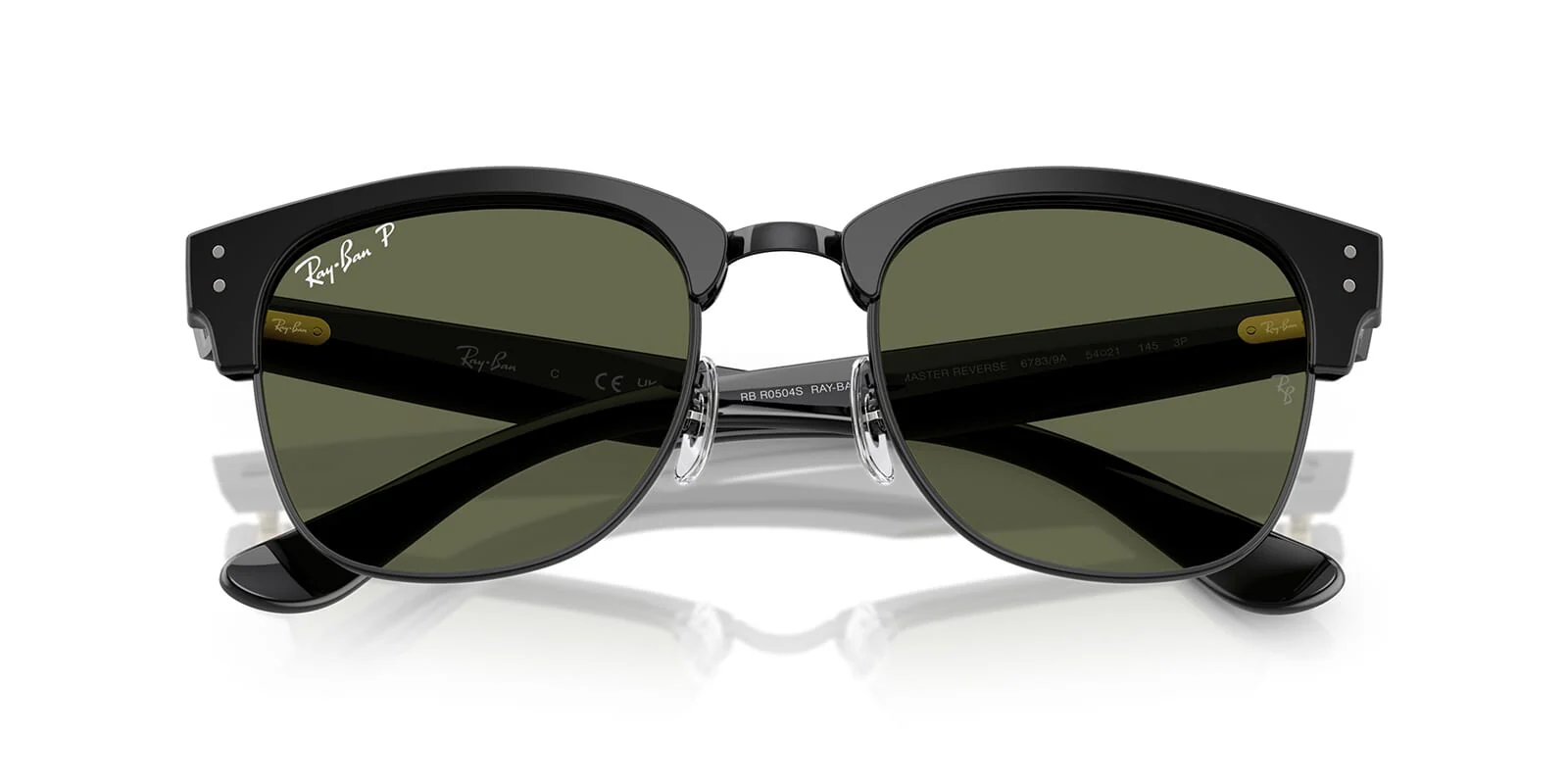 Ray-Ban Clubmaster Reverse RB R0504S 6783/9A Polarised - As Seen On Lewis Pullman - Image 4