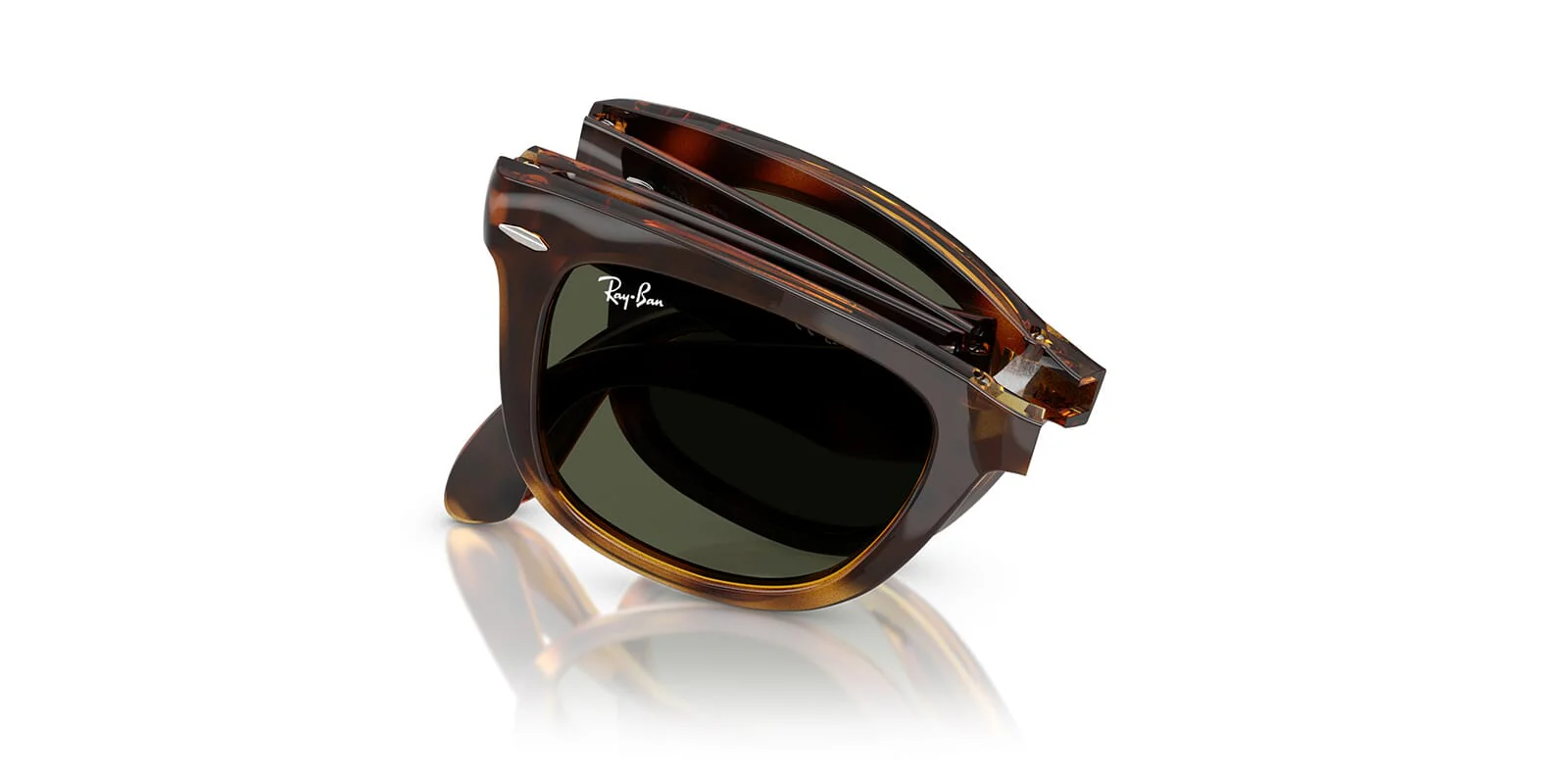 Ray-Ban Folding Wayfarer RB 4105 710/31 - As Seen On Edward Bluemel - Image 4