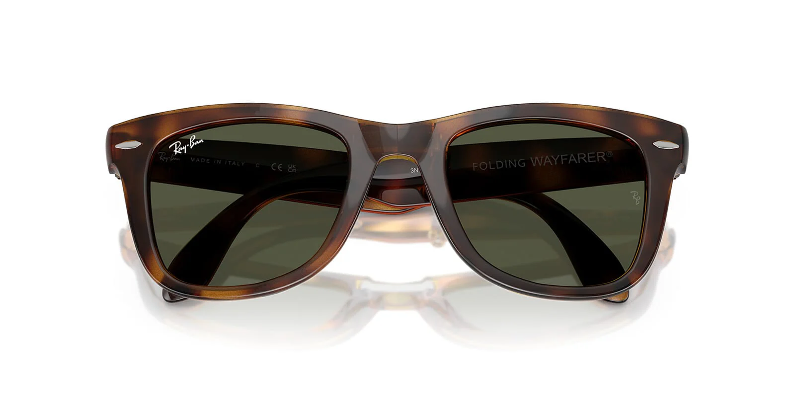 Ray-Ban Folding Wayfarer RB 4105 710/31 - As Seen On Edward Bluemel - Image 5