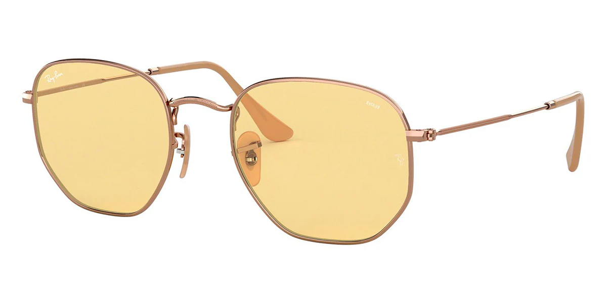Ray-Ban Hexagonal RB 3548N 9131/0Z Photochromic - As Seen On Neymar Jr. & Jacob Latimore