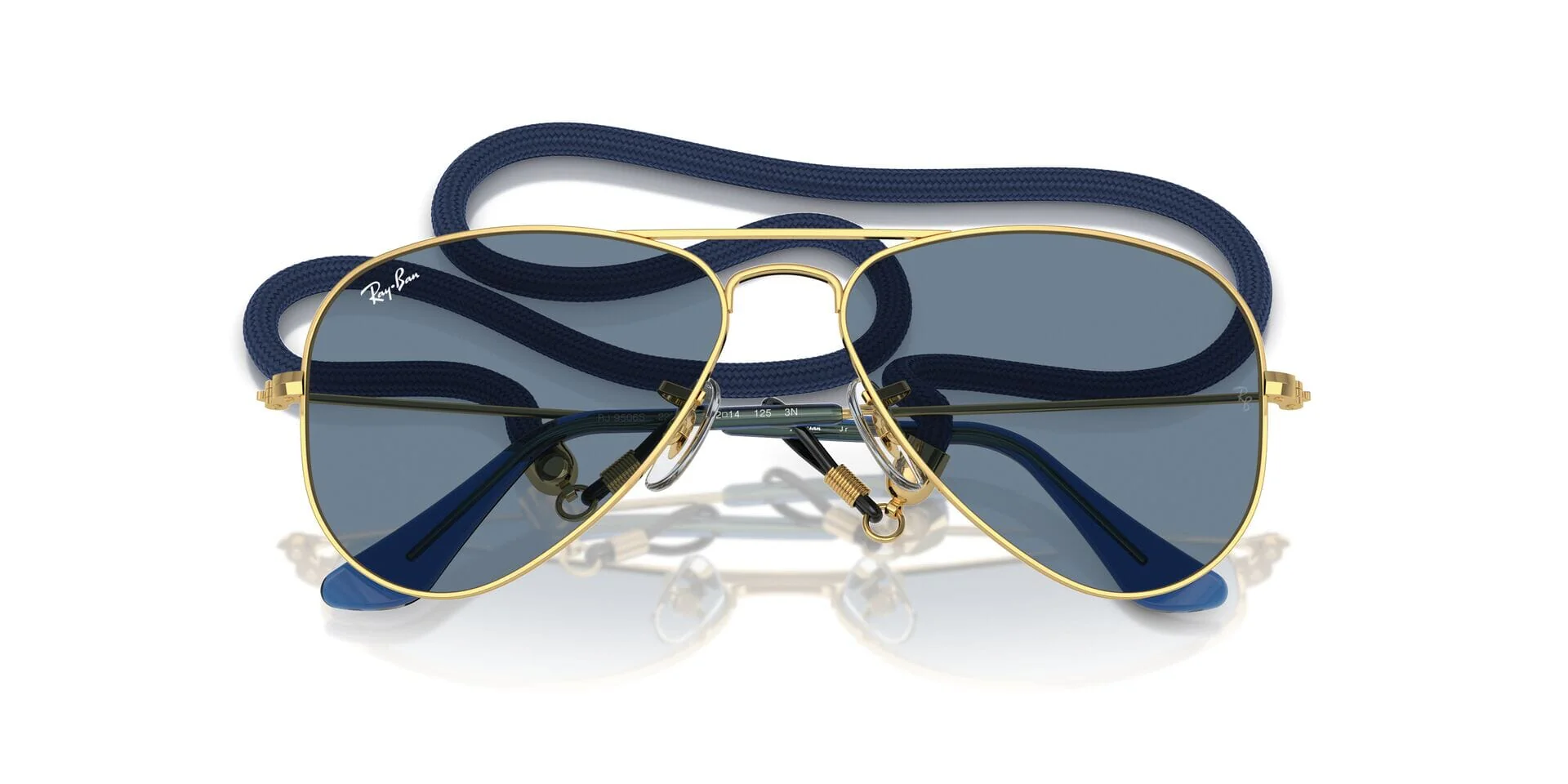 Ray-Ban Kids Aviator RJ 9506S 223/1U Childs Frame - Image 4