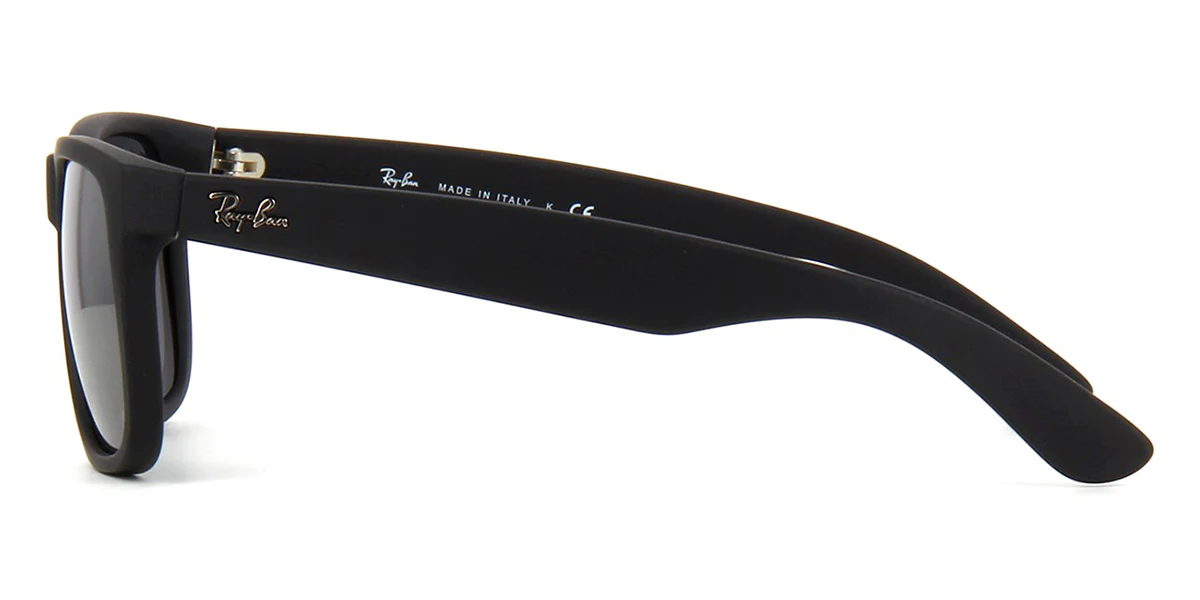 Ray-Ban Justin 4165 Black/Silver Mirror 622/6G - As Seen On KJ Apa & Dilraba Dilmurat - Image 3