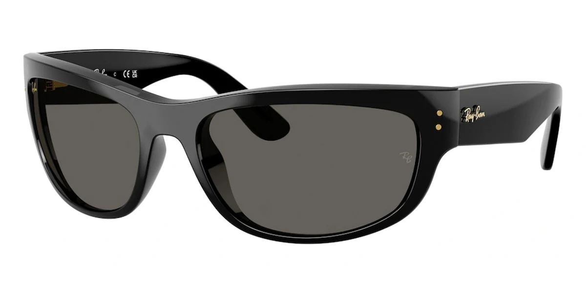 ASAP Rocky Blacked Out Collection Ray-Ban Mega Balorama RB 2289 6826/J5 - As Seen On Lily Chee