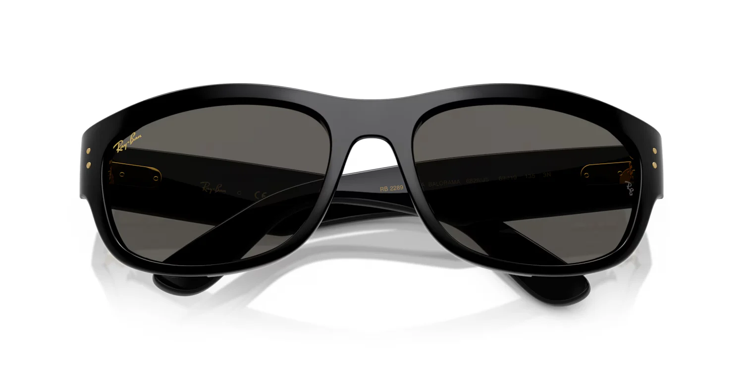 ASAP Rocky Blacked Out Collection Ray-Ban Mega Balorama RB 2289 6826/J5 - As Seen On Lily Chee - Image 3