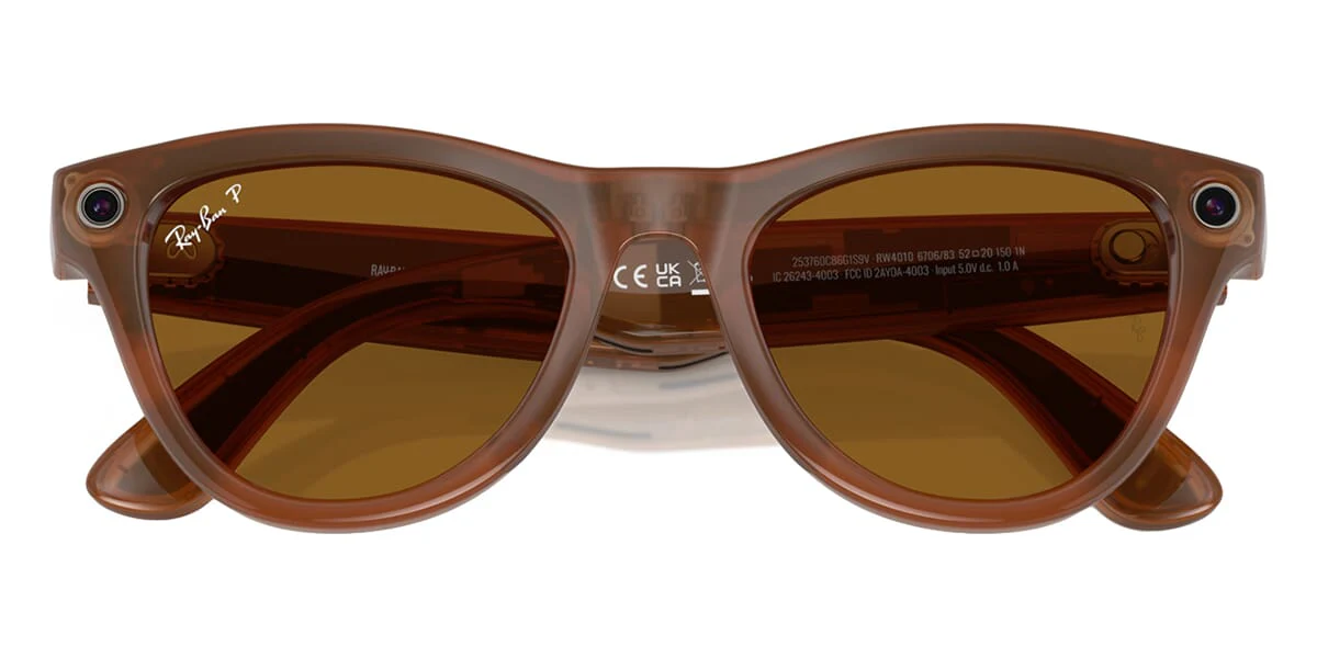 Ray-Ban Meta Skyler RW4010 6706/83 Polarised Smart Glasses - Image 2