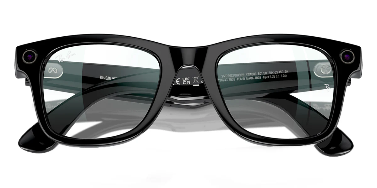 Ray-Ban Meta Wayfarer RW4006 601/SB Smart Glasses - As Seen On John Cena & Chloe Bailey - Image 2