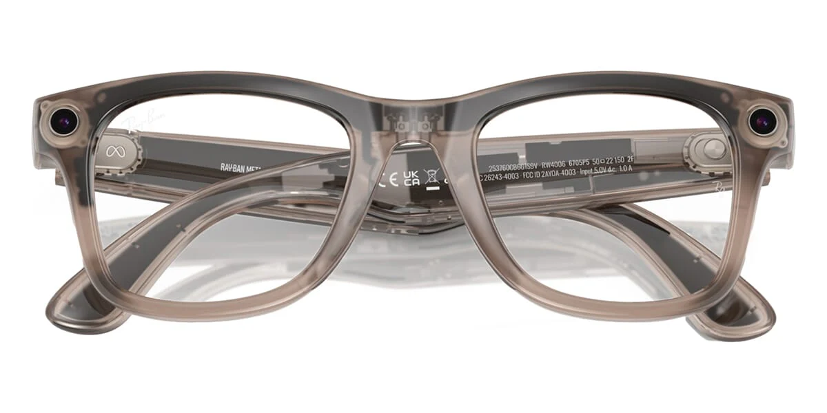 Ray-Ban Meta Wayfarer RW4006 6705/P5 Photochromic Smart Glasses - As Seen On Teyana Taylor & Tinie Tempah - Image 6