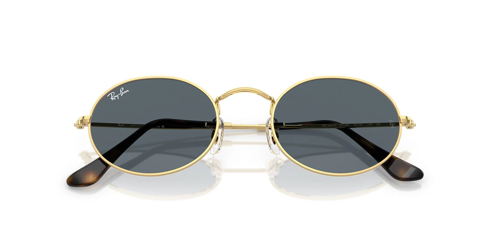 Ray-Ban Oval RB 3547N 001/R5 - As Seen On Jay Chou - Image 4