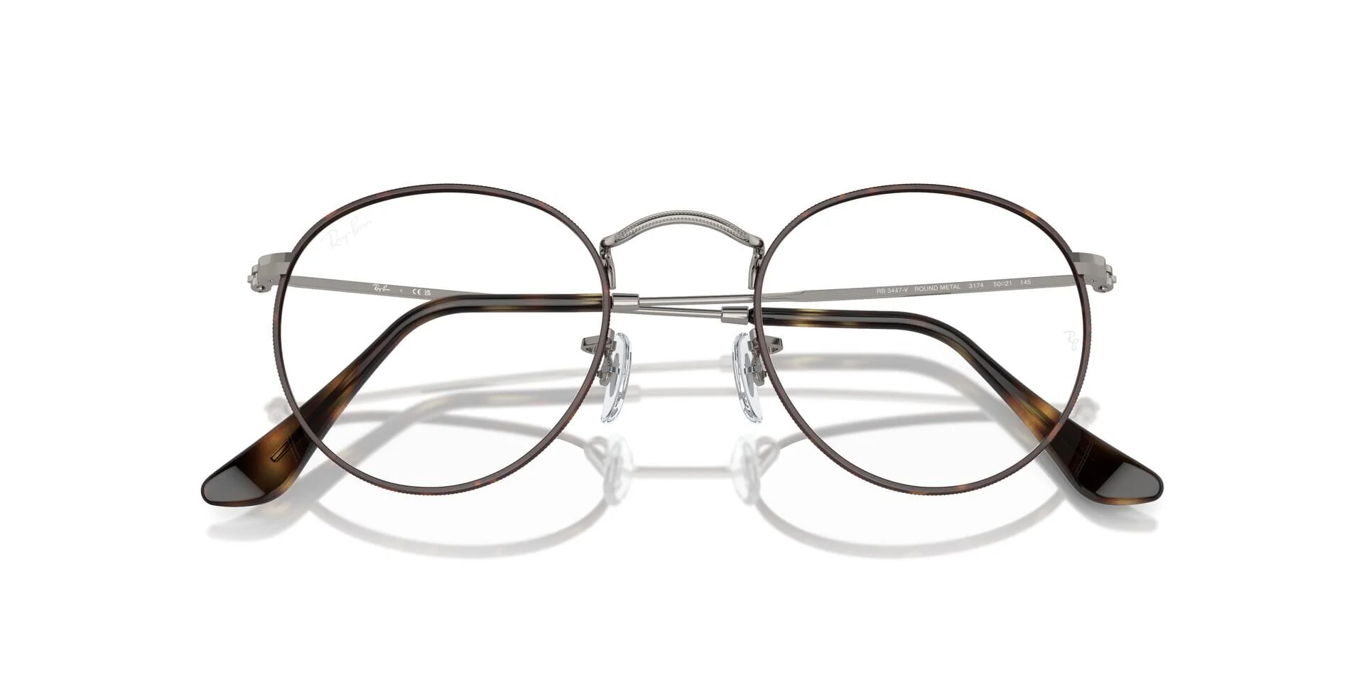 Ray-Ban Round Metal RB 3447V 3174 - Image 4