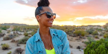 Saint Laurent Sun SL 214 Kate 006 Havana - As Seen On Alicia Keys - Image 4