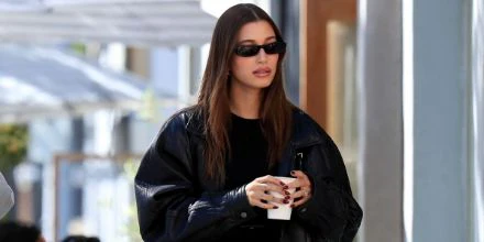 Saint Laurent Sun SL 557 Shade 001 - As Seen On Hailey Bieber & Usher - Image 4