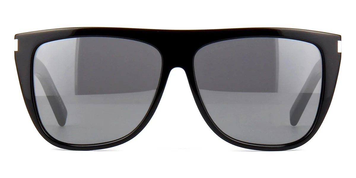 Saint Laurent Sun SL1 Black/Grey Mirrored 001 - As Seen On Neiko Thorpe - Image 2