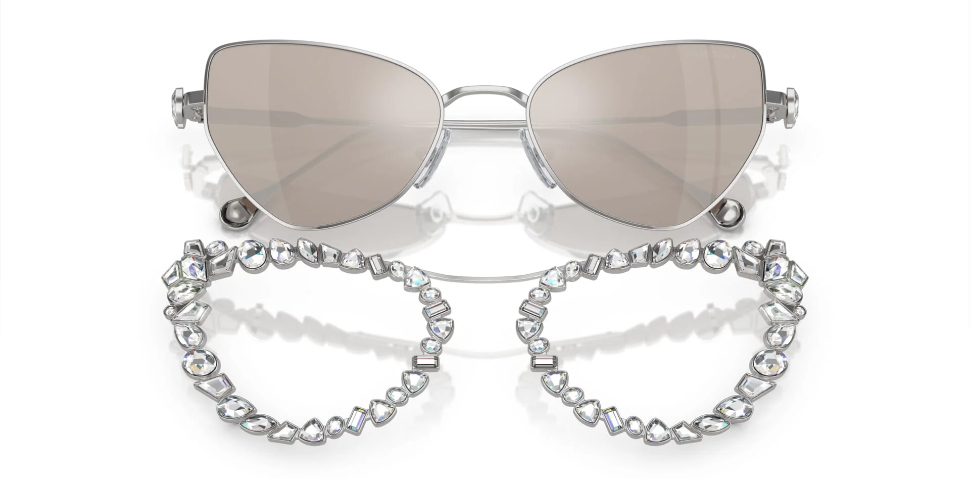 Swarovski SK7011 4001/AP with Clip-On Trim - As Seen On Kendra G & Jessica Wang - Image 8